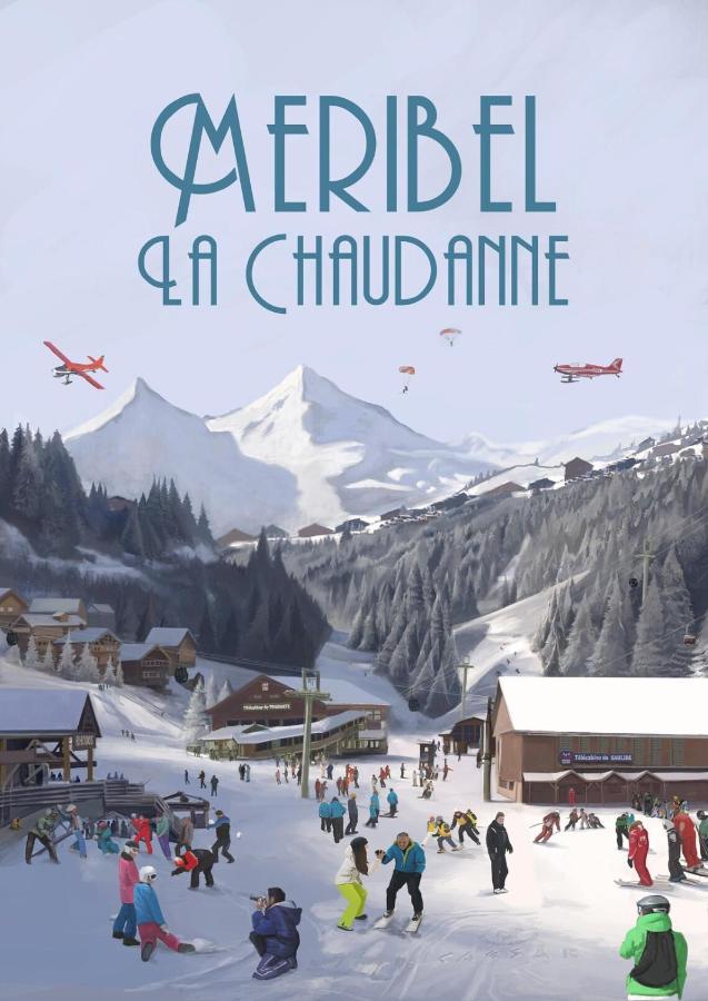 Meribel Centre La Chaudanne - Chalet Épervière - 3 bedrooms ski in&out apartment - 1 minute to main ski lifts, 5 minutes walk to center of Méribel Esterno foto